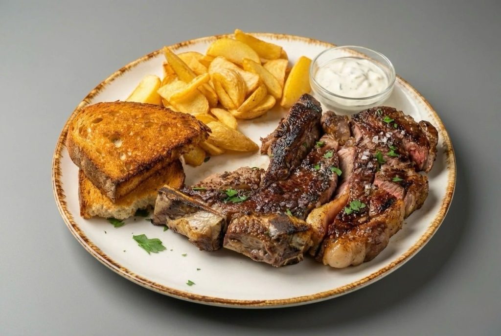 Entrecote de Vițel la Grătar